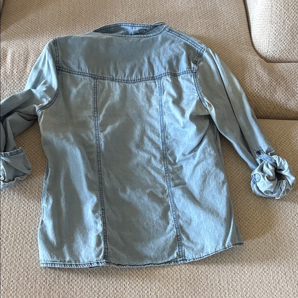 Highway Jeans Sky Blue Button-Up Jean Shirt - Picture 4 of 4